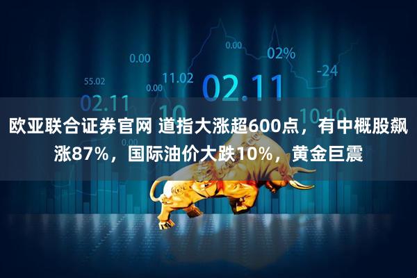 欧亚联合证券官网 道指大涨超600点，有中概股飙涨87%，国际油价大跌10%，黄金巨震