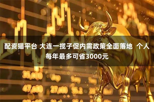 配资猫平台 大连一揽子促内需政策全面落地 个人每年最多可省3000元